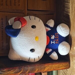 Sanrio Hello Kitty TY Beanie Baby Plushie I Love Paris